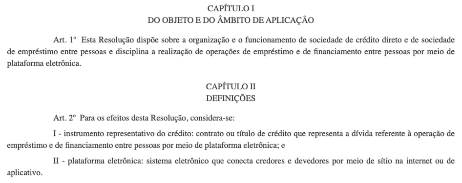 Resolução CMN nº 5.050 — Art. 2º, definição de plataforma eletrônica